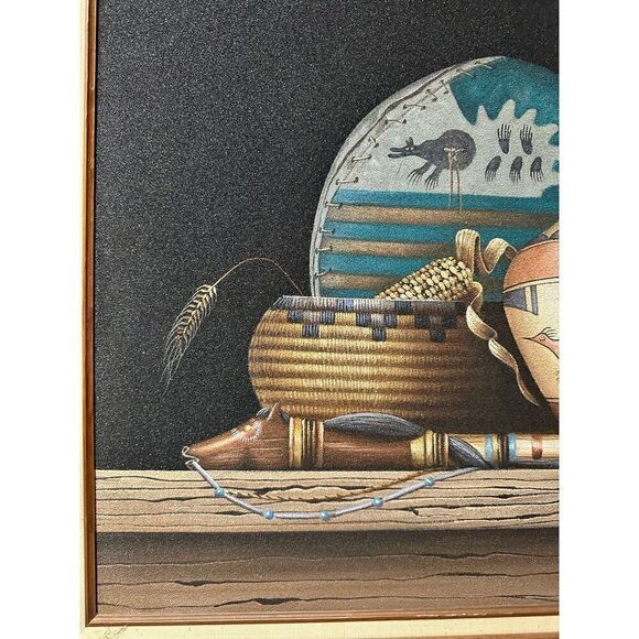 Original Native American Sand Art Painting - Picture 8 of 9